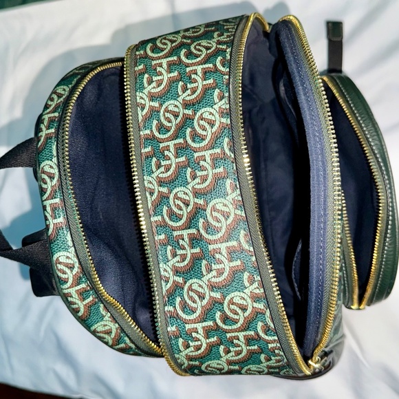 NWOT Coach Court Backpack With Monogram Print CF344 Green - Picture 2 of 6